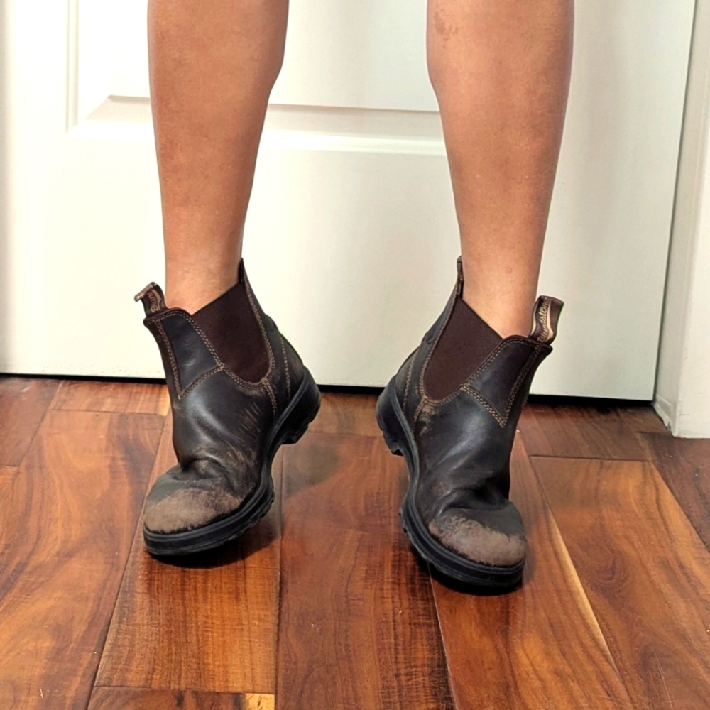 Brown Blundstone Boots